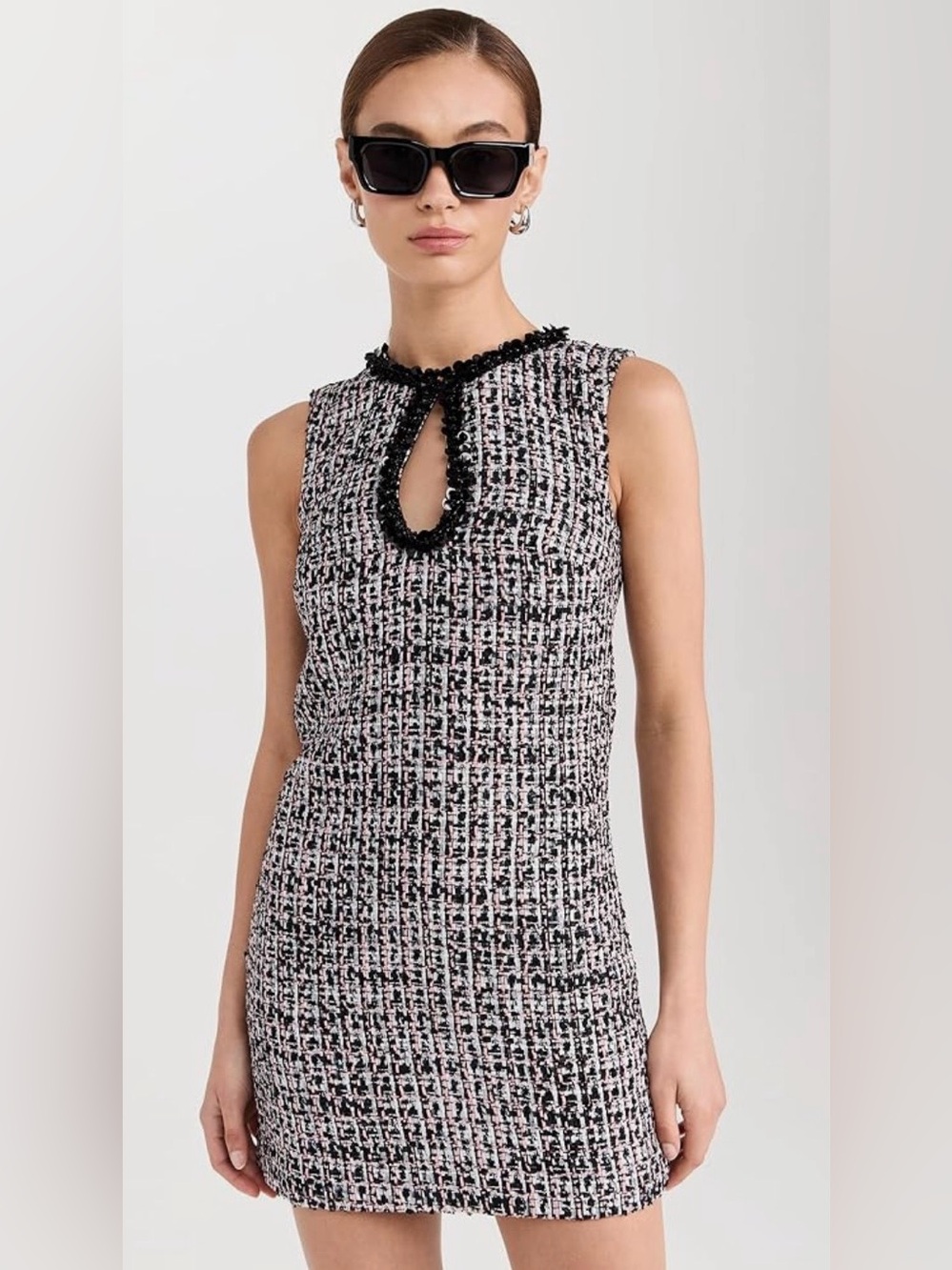 NWT⭐️Self-Portrait Sequin-embellished Boucle’-tweed Mini Dress